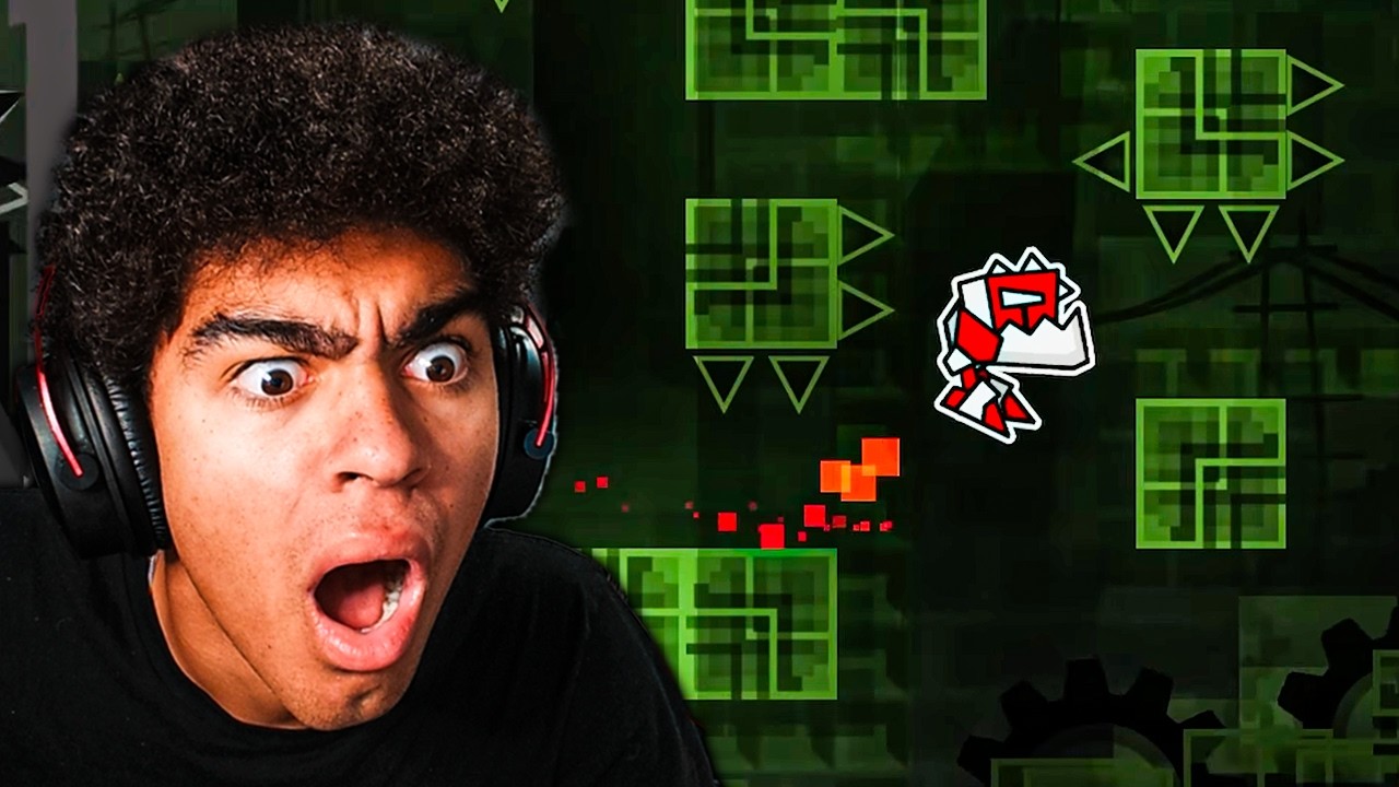 Новый, самый сложный уровень в Geometry Dash...