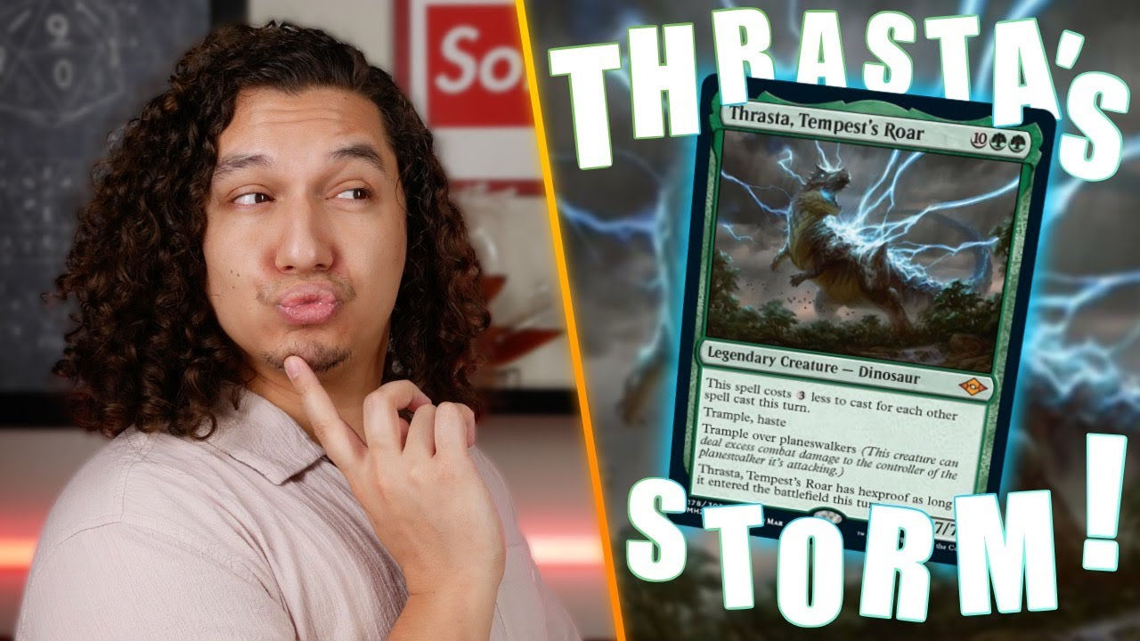 Cold Brew: Thrasta Food Chain Mono Green Storm!? Ep. 16 | Live Stream Deck Tech | MTG cEDH Commander