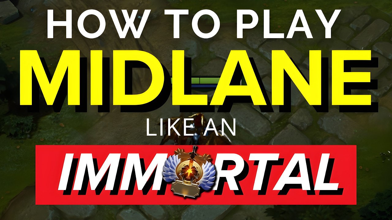 How to Play Mid & Carry Games like an IMMORTAL - Midlane Guide Dota 2