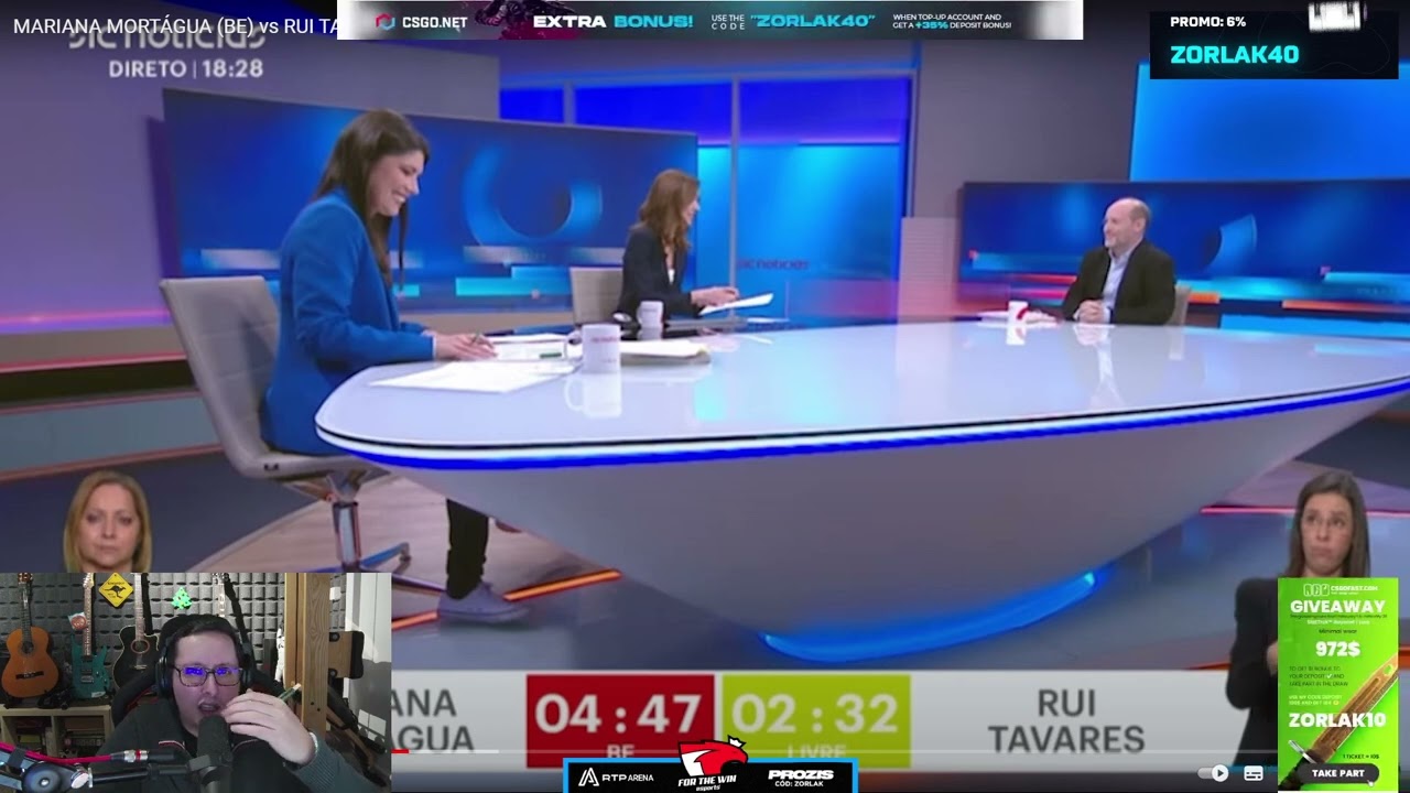 zorlak dá roast a Rui Tavares