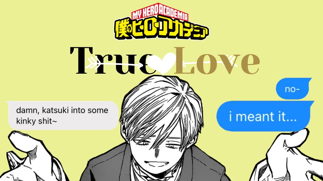 BNHA TEXTS || Bakugou’s Confession Series | True Love || MonoBaku ft. DabiHawks
