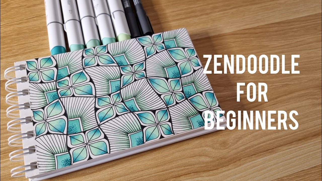 Relaxing Zendoodle Idea ll Mindfulness Art