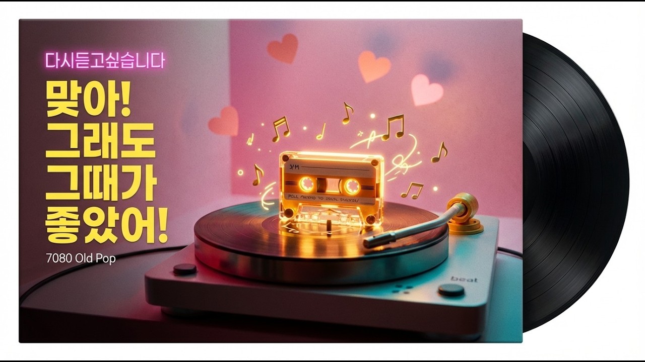 [7080🎵oldpop] 📼 우리가 사랑한 그 시절, 다시 감는 테이프 속의 찬란한 기억