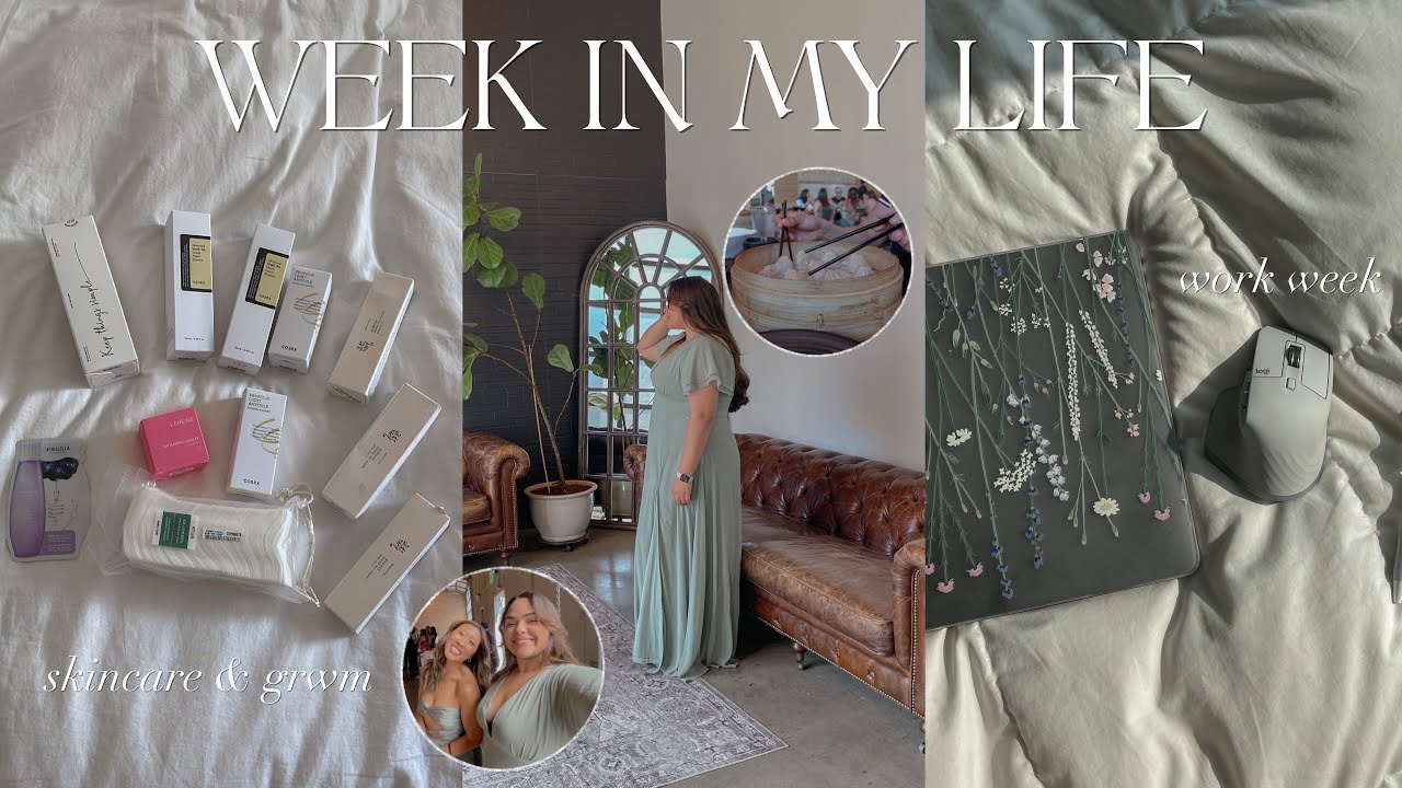 WEEK IN MY LIFE | work days, california trip, love & friendships