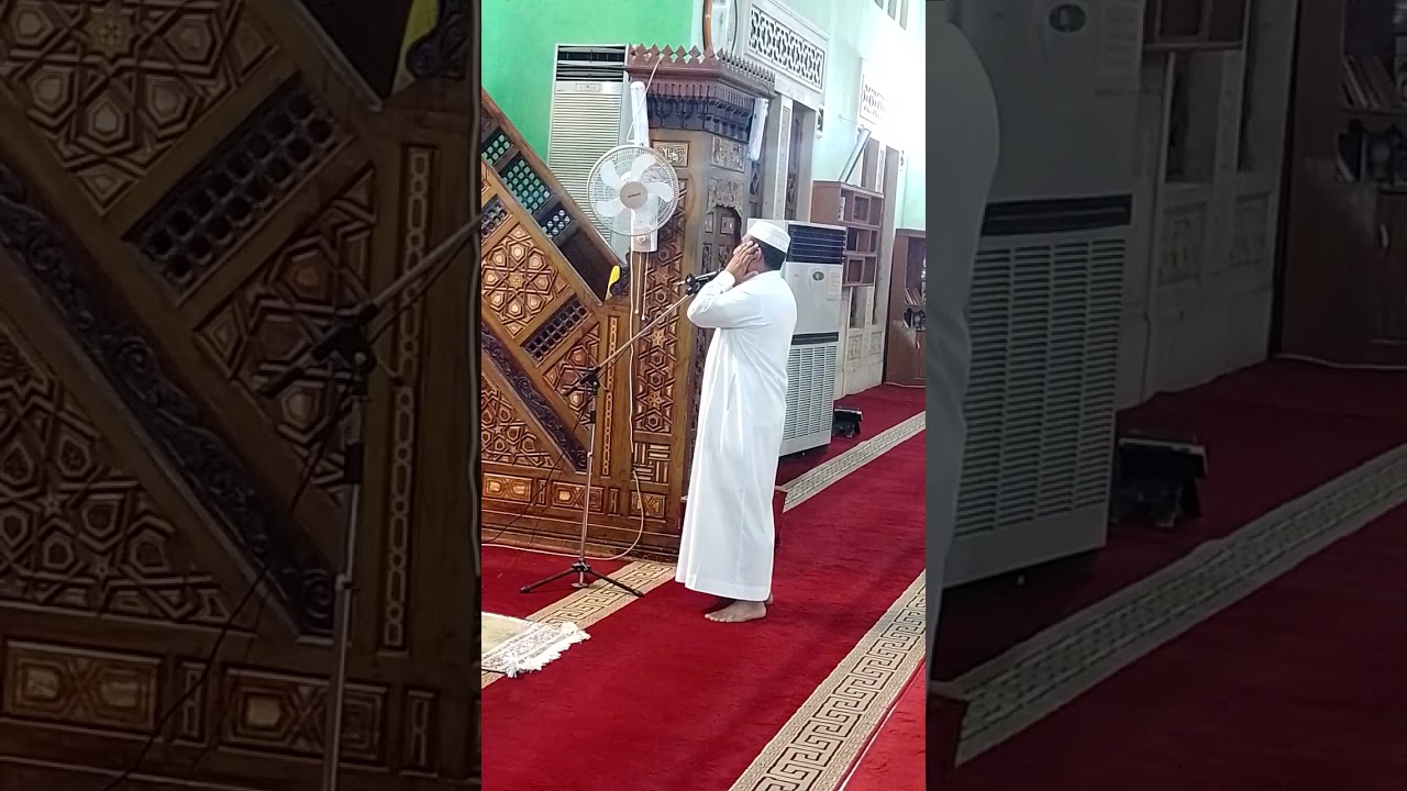 اذان حميد المشايخي في جامع ام الطبول مقام النهاوند