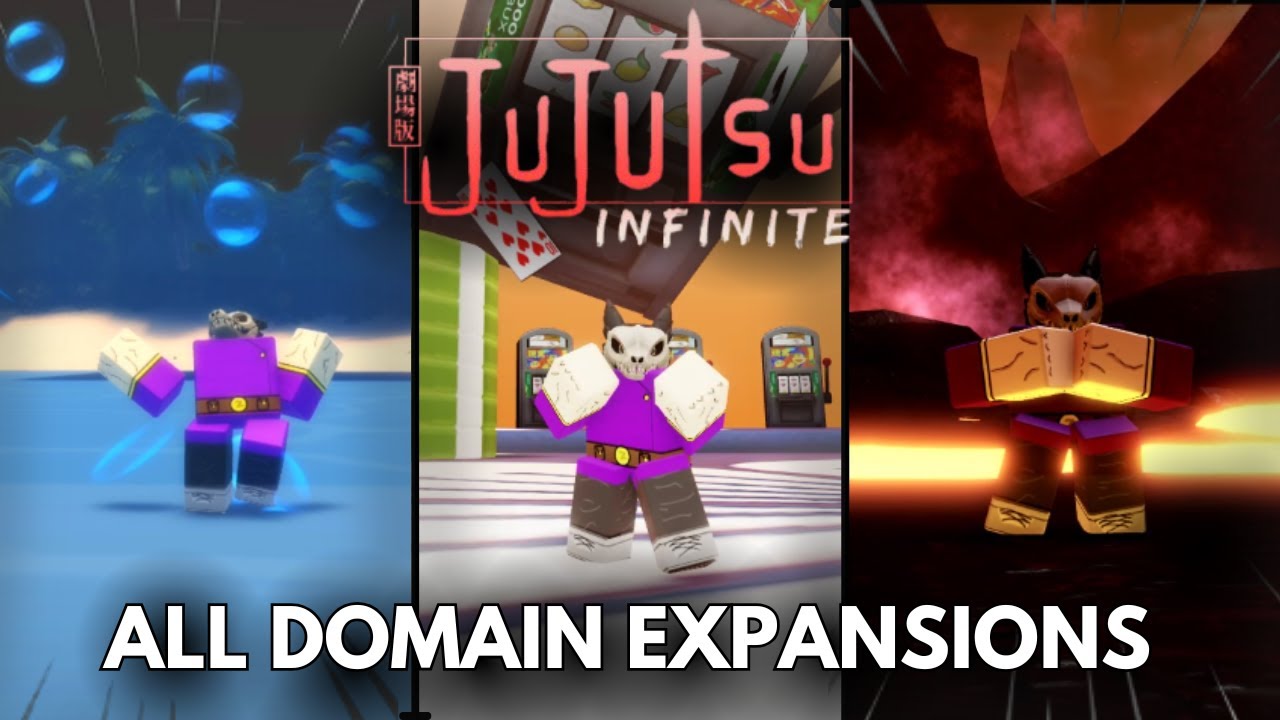 ALL Domain Expansions in Jujutsu Infinite! (COMPLETE)