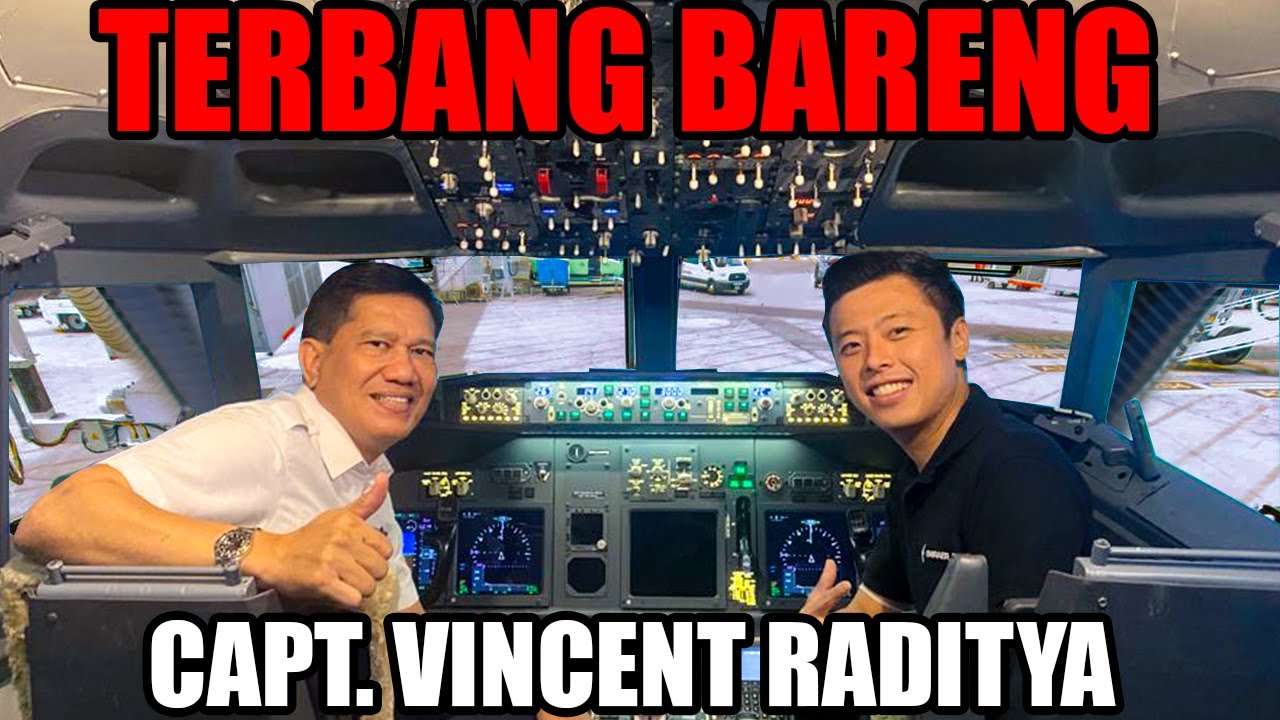 Cockpit View - TERBANG BARENG CAPT VINCENT