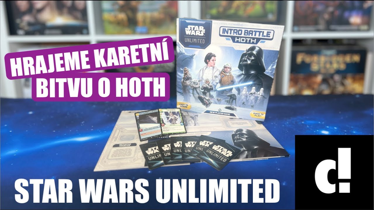 Hrajeme Star Wars Unlimited - Intro battle Hoth - karetní bitva o Hoth ve 20 minutách