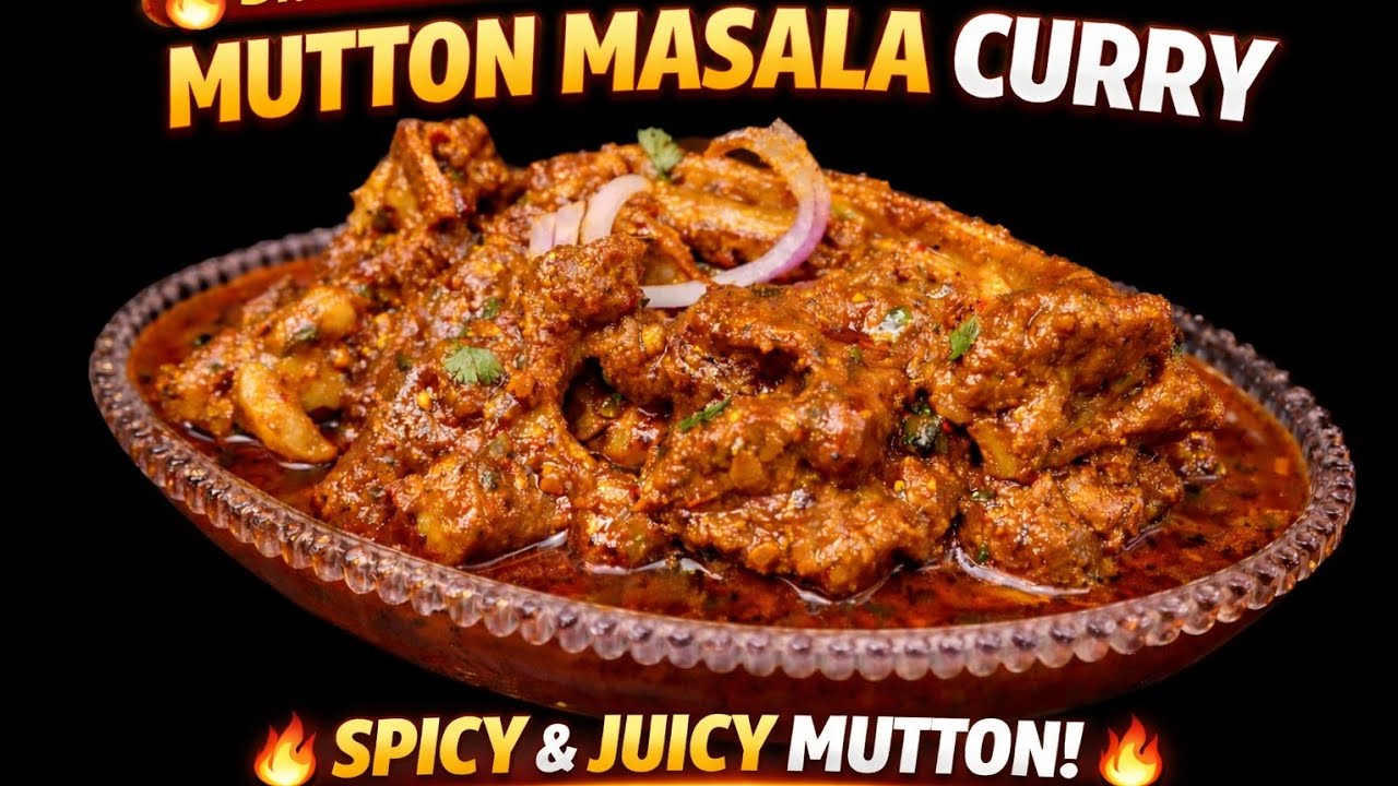 स्पेशल मटन मसाला करी इतना स्वाद कि उंगलियाँ चाटते रह जाओगे! 😋🔥! Eid- Special  Mutton korma Recipe!