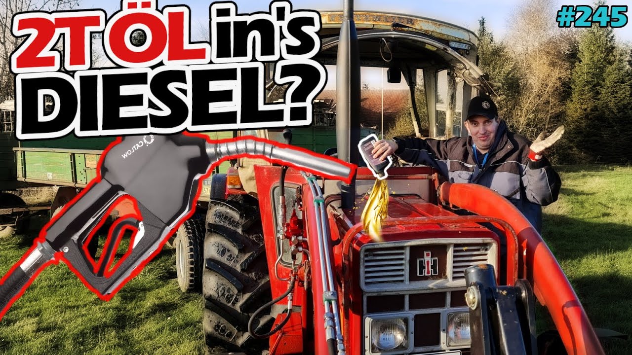 2 Takt-ÖL im DIESEL? | Vatter's MÄH-TECHNIK! | Aufräumen mit IHC 633 | INO Mulcher | Mr. Moto