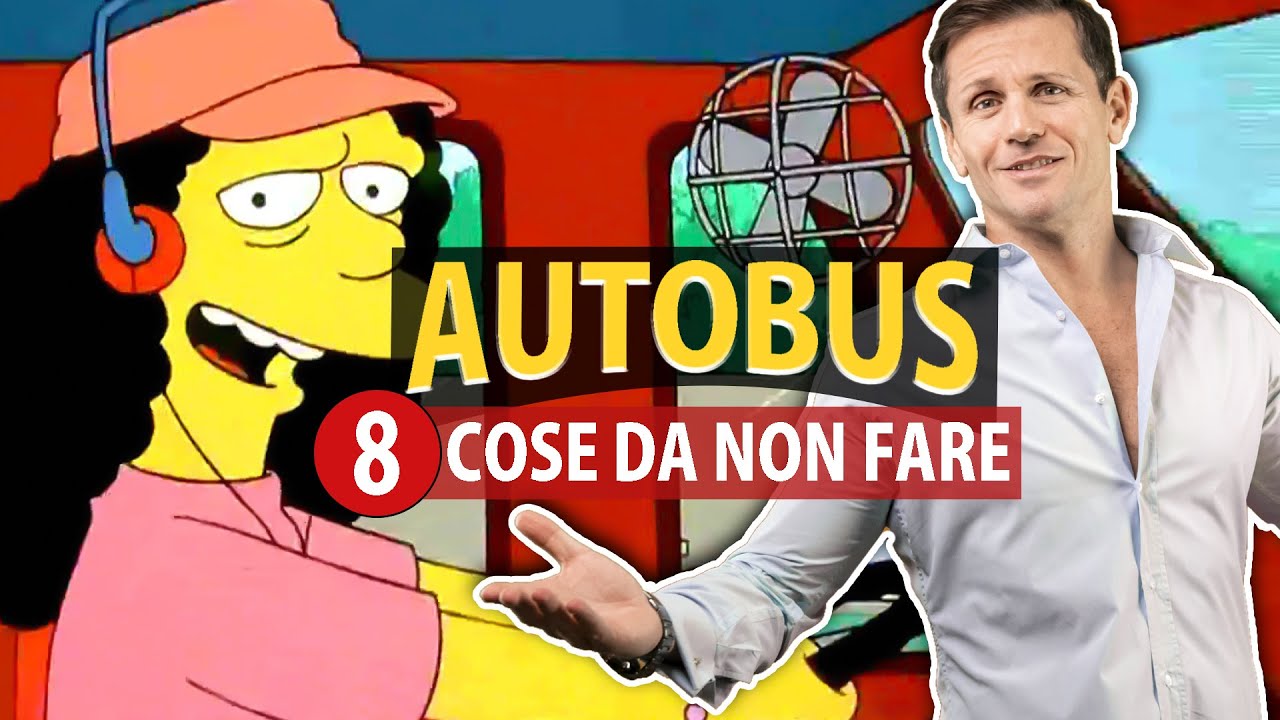 8 COSE che non si possono fare in AUTOBUS | Avv. Angelo Greco