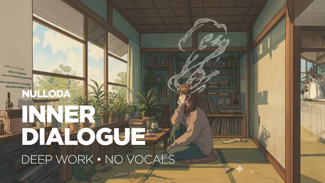 Inner Dialogue for Deep Work ☕ Indie Rock x Lo-Fi (No Vocals) | 45 Min