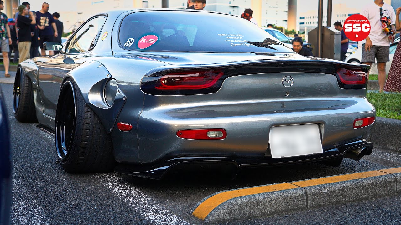 【RX7いっぱぱい！】大黒PA 夕方から夜へ