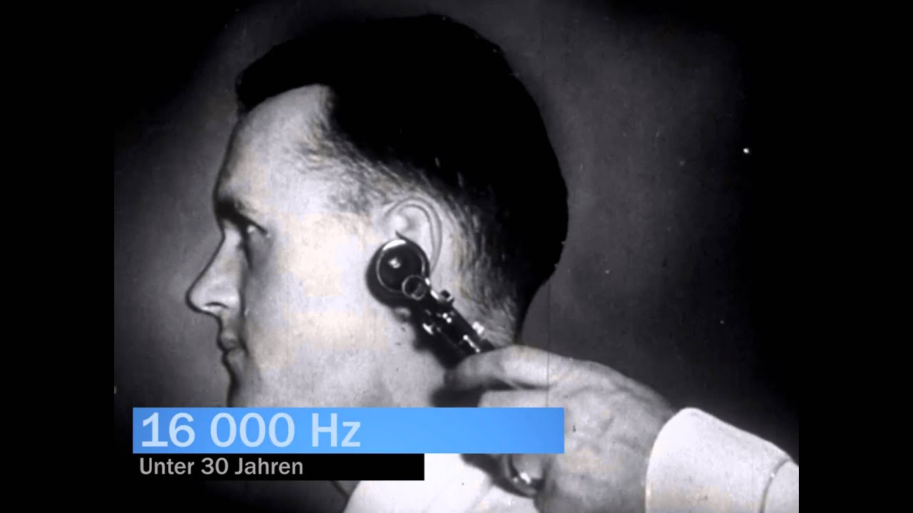 H&ouml;rt ihr diesen Ton? H&ouml;rtest verr&auml;t das Alter der Ohren