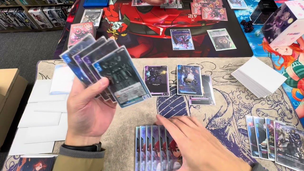[GD01] UP Barbatos Tempo против GW Wing Zero | Сектор 2814, местные жители | Раунд 1 | Gundam CG POV