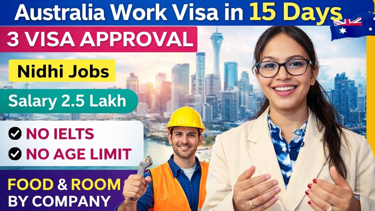 How Indians Get Jobs in Australia 2026 | Work Permit Visa | Warehouse & Farm Jobs