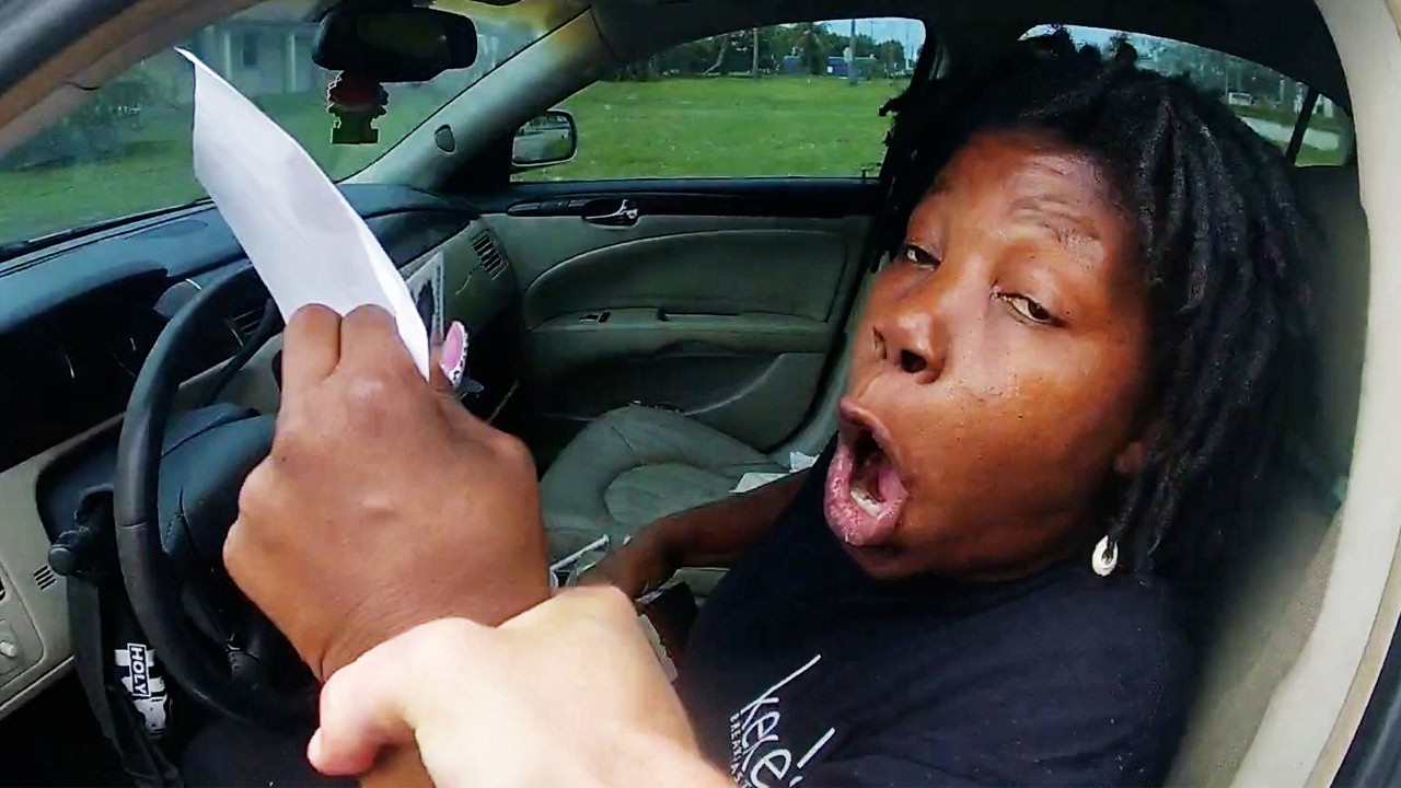 Woman Invites Her Entire Family to Her Traffic Stop/Arrest