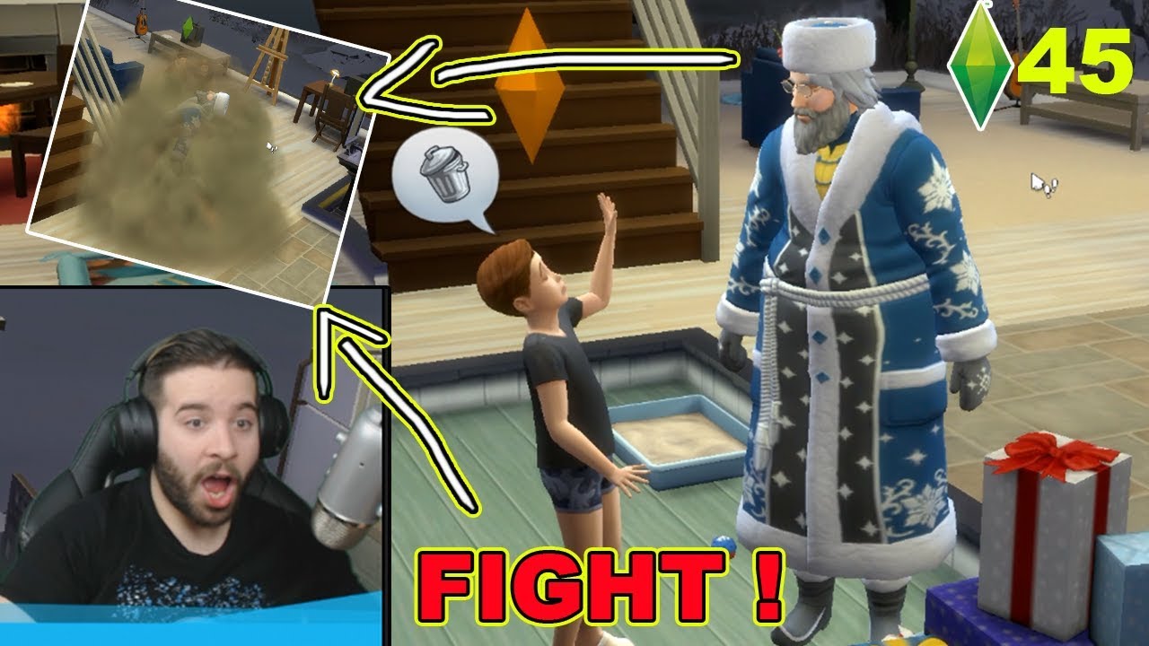 MEGVERTEM A MIKULÁST és AJÁNDÉKOT KAPTAM TŐLE ! | Sims AJÁNDÉKOZÁS | #45