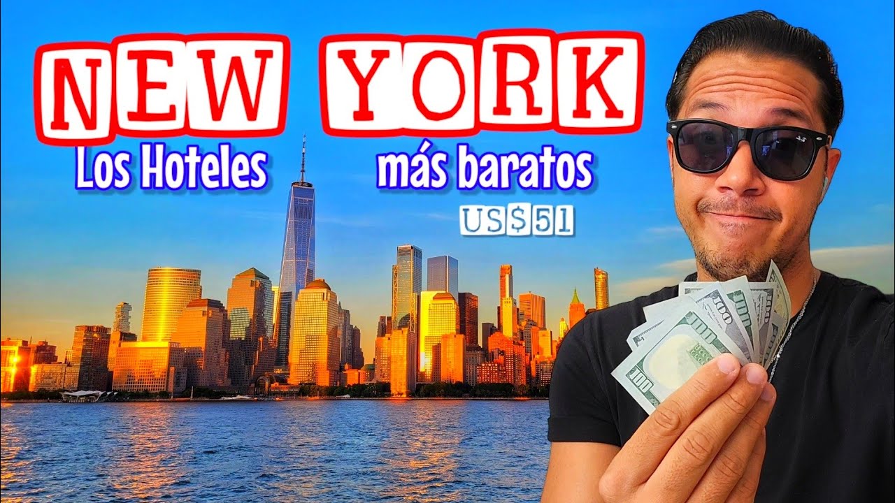 Los 6 HOTELES más BARATOS en NEW YORK 🤯😱 | UD$51 Dólares la noche.