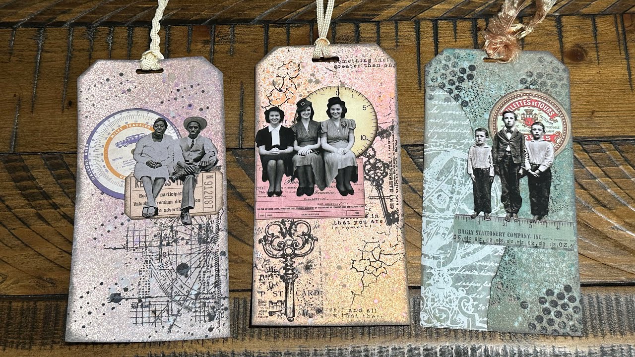 Tag Tuesday - Episode 13 - Distress Oxide Sprayed Tags