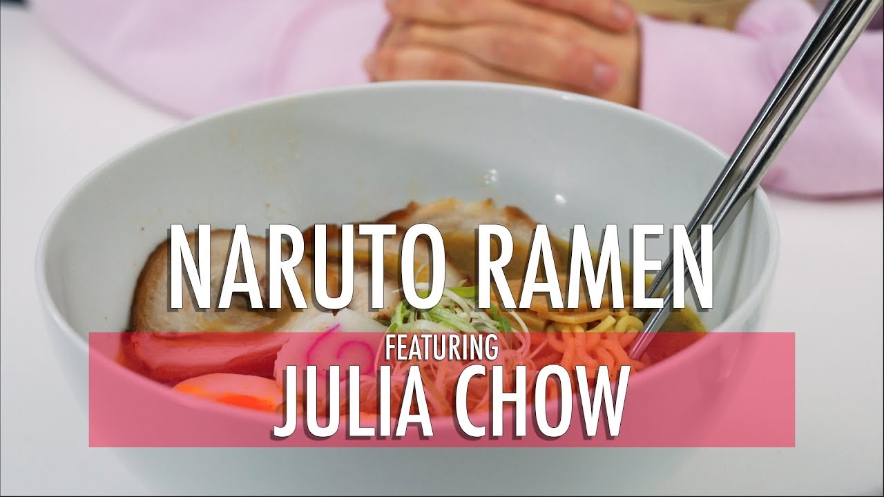 MUKBANG/REVIEW: NARUTO RAMEN ft. JULIA CHOW