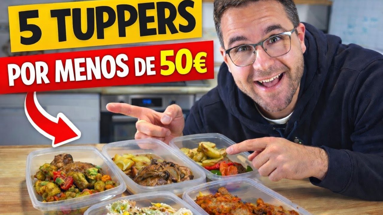 5 TUPPERS PARA TODA LA SEMANA | Por menos de 50€