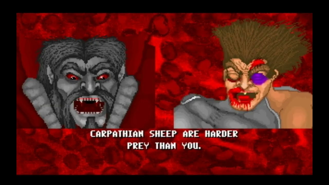 Time Slaughter (MS-DOS) - Vlad's Slaughter Move & Win Quotes