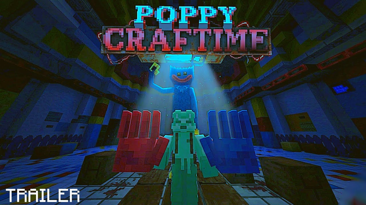 Poppy Playtime в Minecraft (Poppy Craftime) &mdash; Трейлер // Карта Minecraft Bedrock V1.0