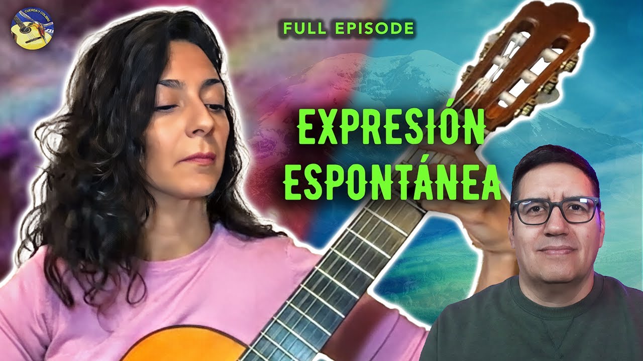 Increíble música de la guitarrista Andrea Zurita en una expresión espontánea llena de pasión.