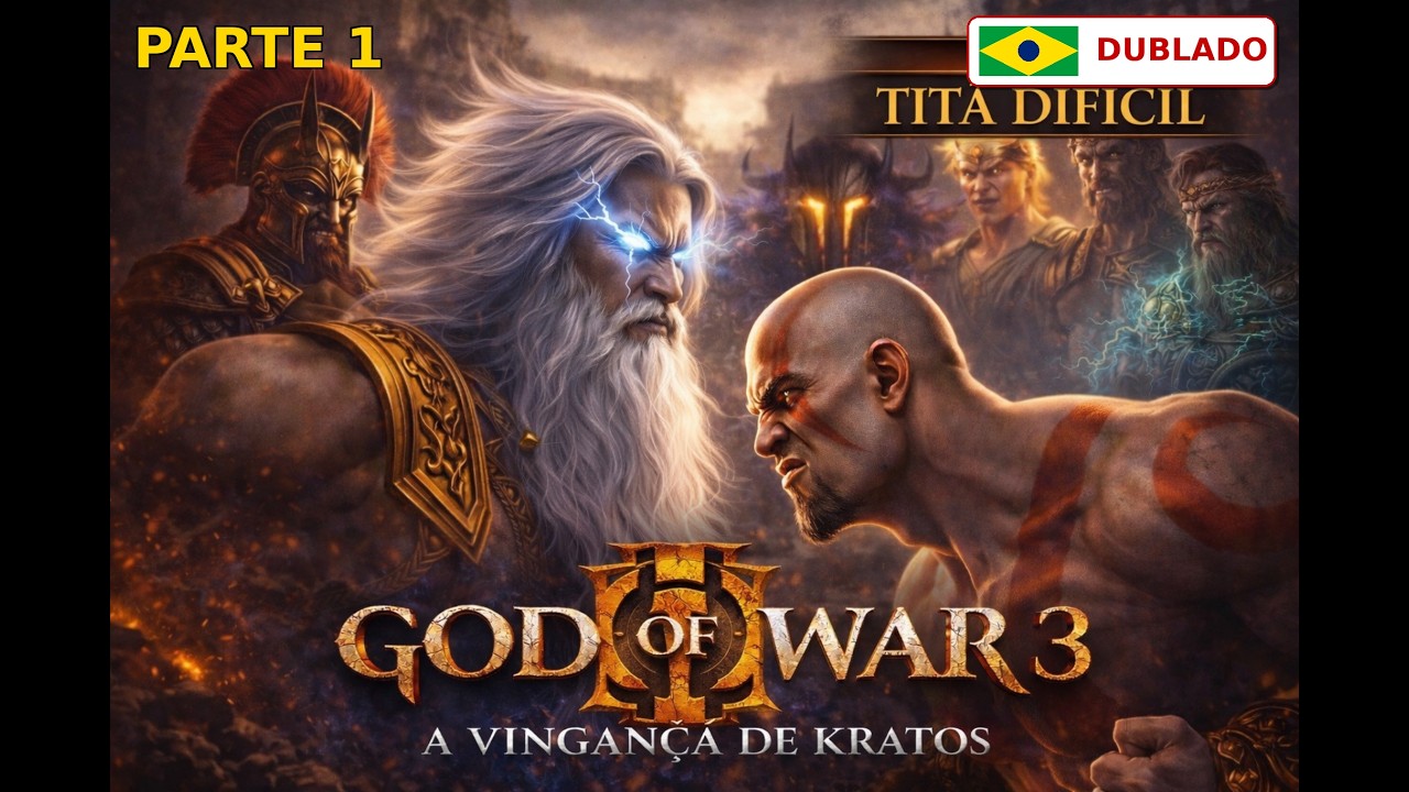 🔥 INICIANDO GOD OF WAR 3 | CONTINUAÇÃO DA SAGA DO KRATOS (MODO TITÃ)