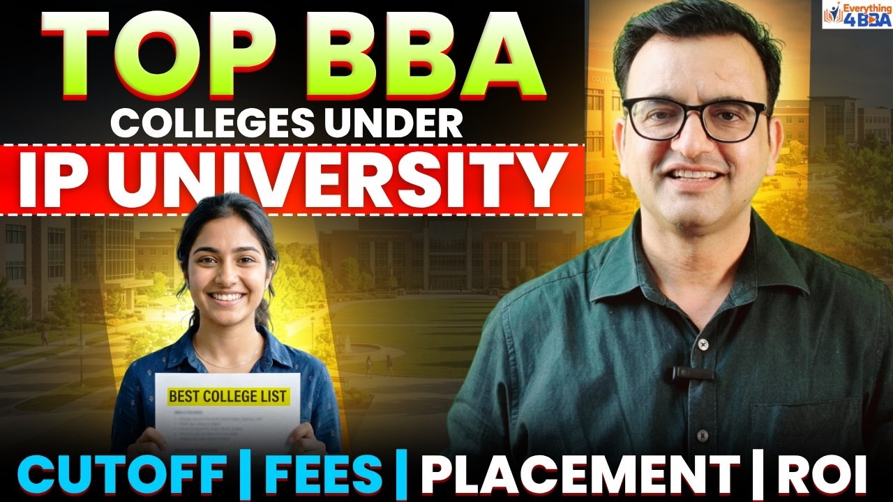 Top BBA Colleges Under IP University | Fees, Admission, Cut off & Placement 2026