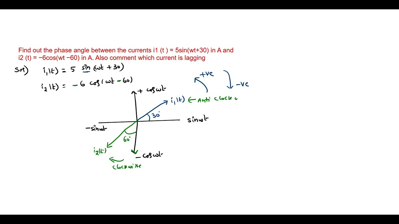 Electrical engineering:Electrical A.C Circuit analysis Problems part-1