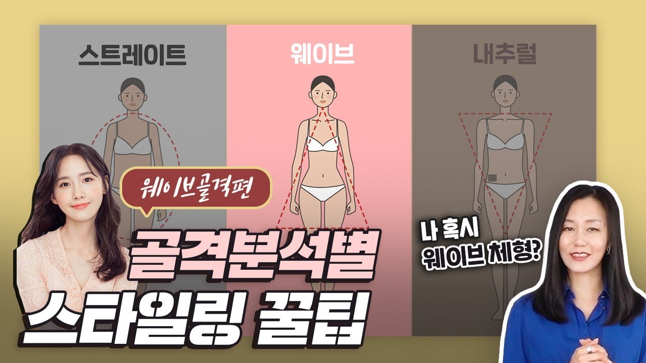 골격분석 체형별 코디 스타일링 웨이브편👗by. 팽대표
