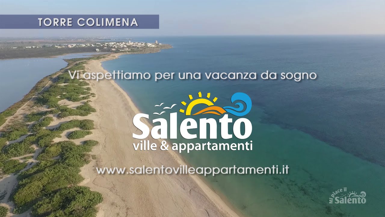 Spiaggia della Salina dei Monaci di Torre Colimena vista dal drone - Salento