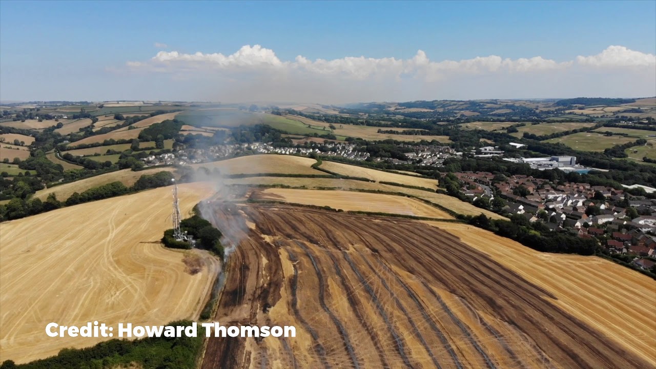 Barnstaple field fires
