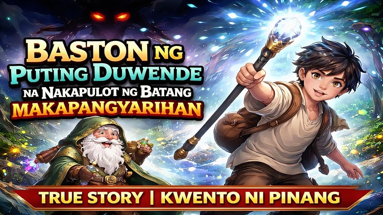 BASTON NG PUTING DUWENDE NA NAKAPULOT NG BATANG MAKAPANGYARIHAN | True Story
