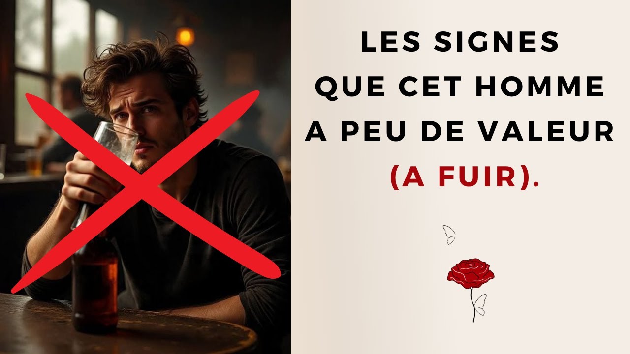 Les signes qu'un homme a peu de valeur (et qu'il est à fuir).