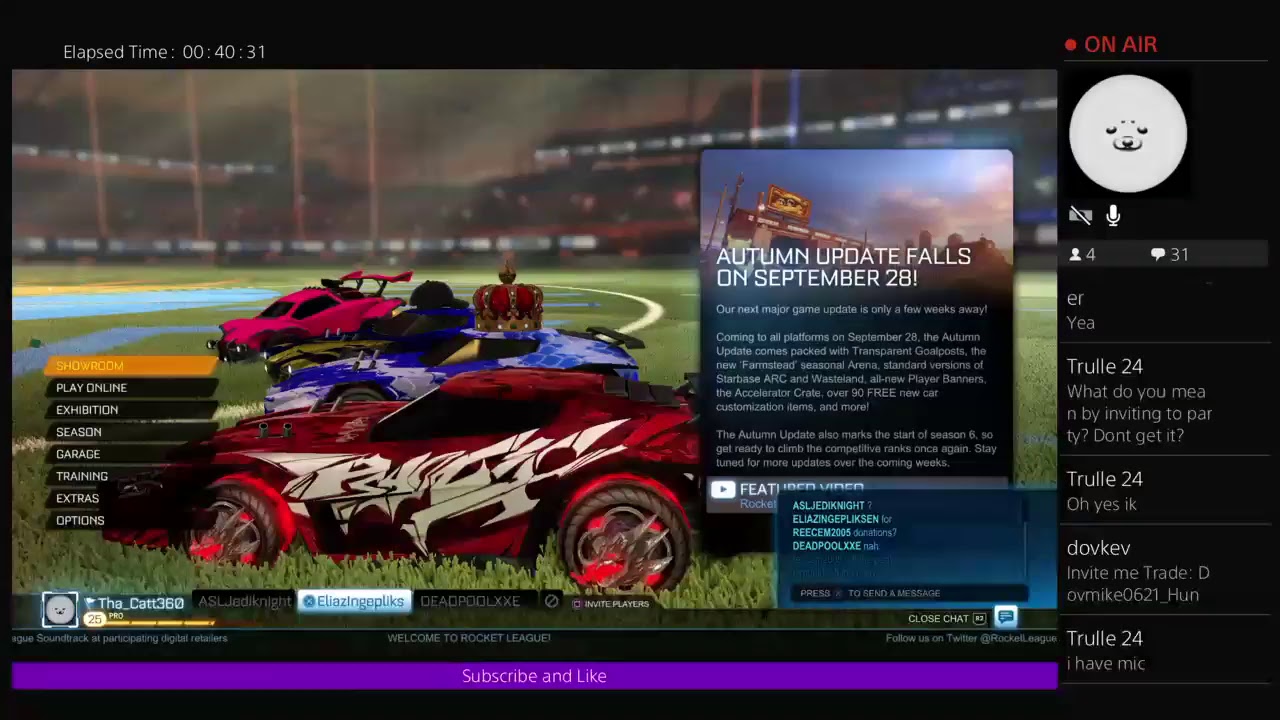 Rocket League trading? Nothing to bubbly!!