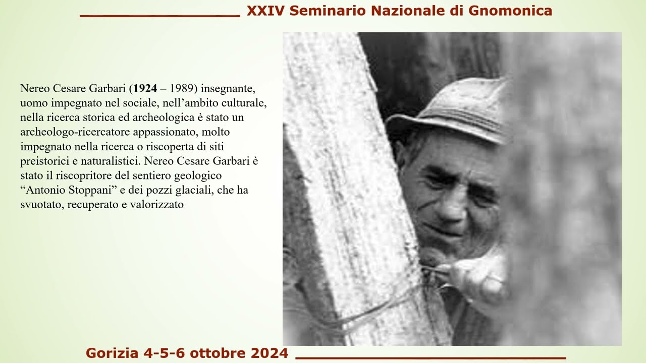 22. Perché nel vezzanese non ci sono orologi solari - Intervento 2024 di Mauro Giongo/Nereo Garbari