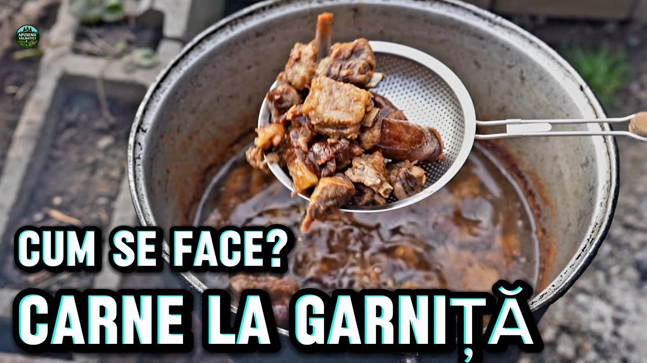 CARNE LA GĂRNIȚĂ, AȘA CUM SE FĂCEA ODINIOARĂ | TRADIȚIE DIN MUNȚII APUSENI