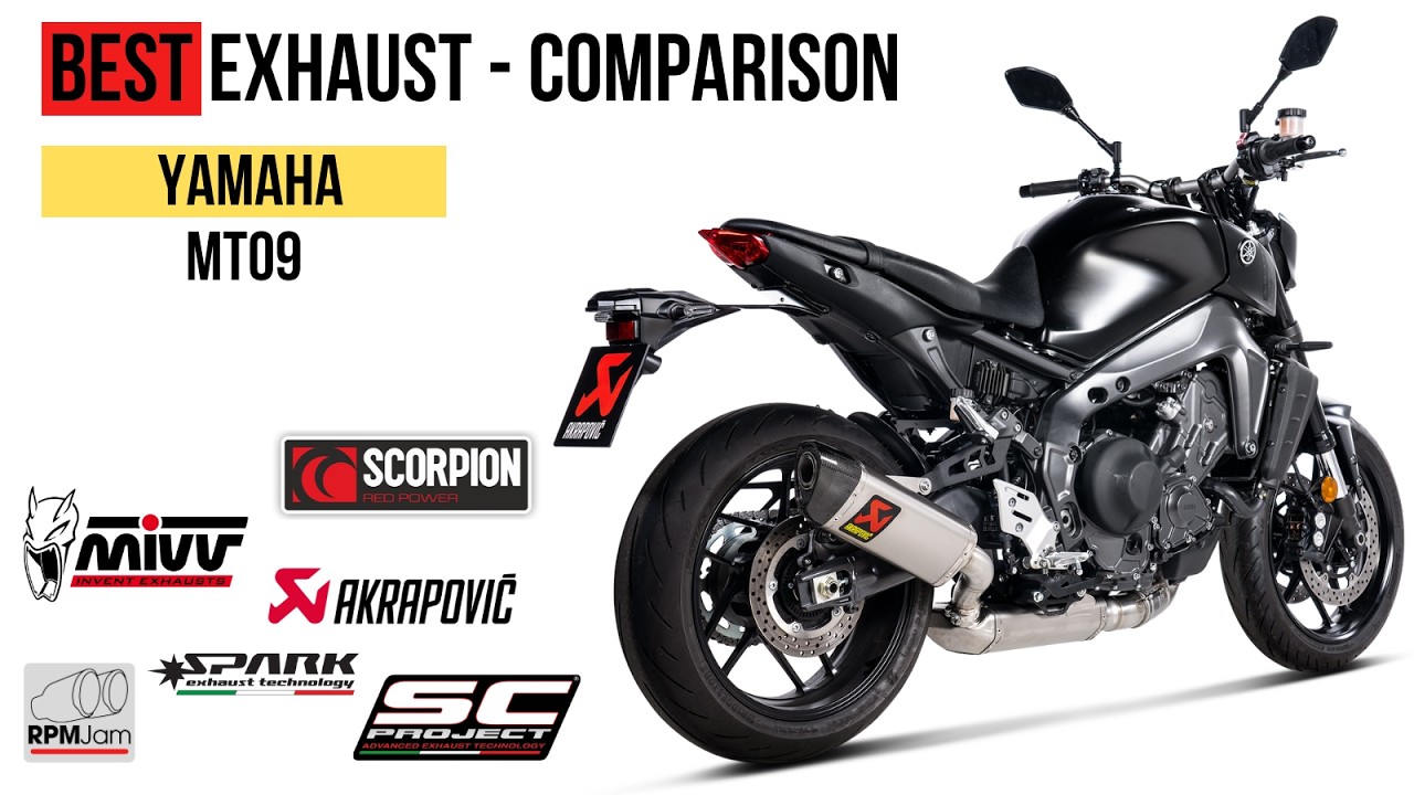 BEST Exhaust Sound - Yamaha MT09 / Akrapovic, SC-Project, IXIL, MIVV