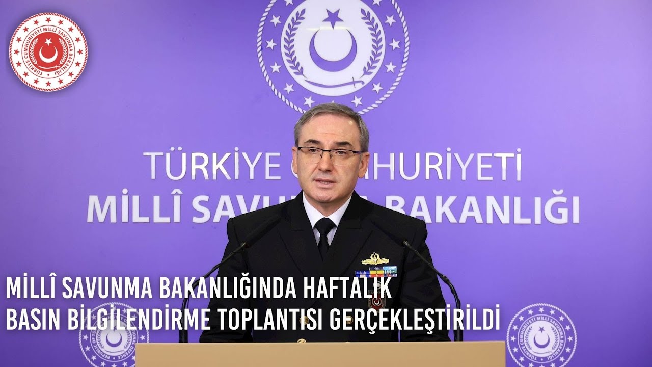 Mill&icirc; Savunma Bakanlığında Haftalık Basın Bilgilendirme Toplantısı Ger&ccedil;ekleştirildi