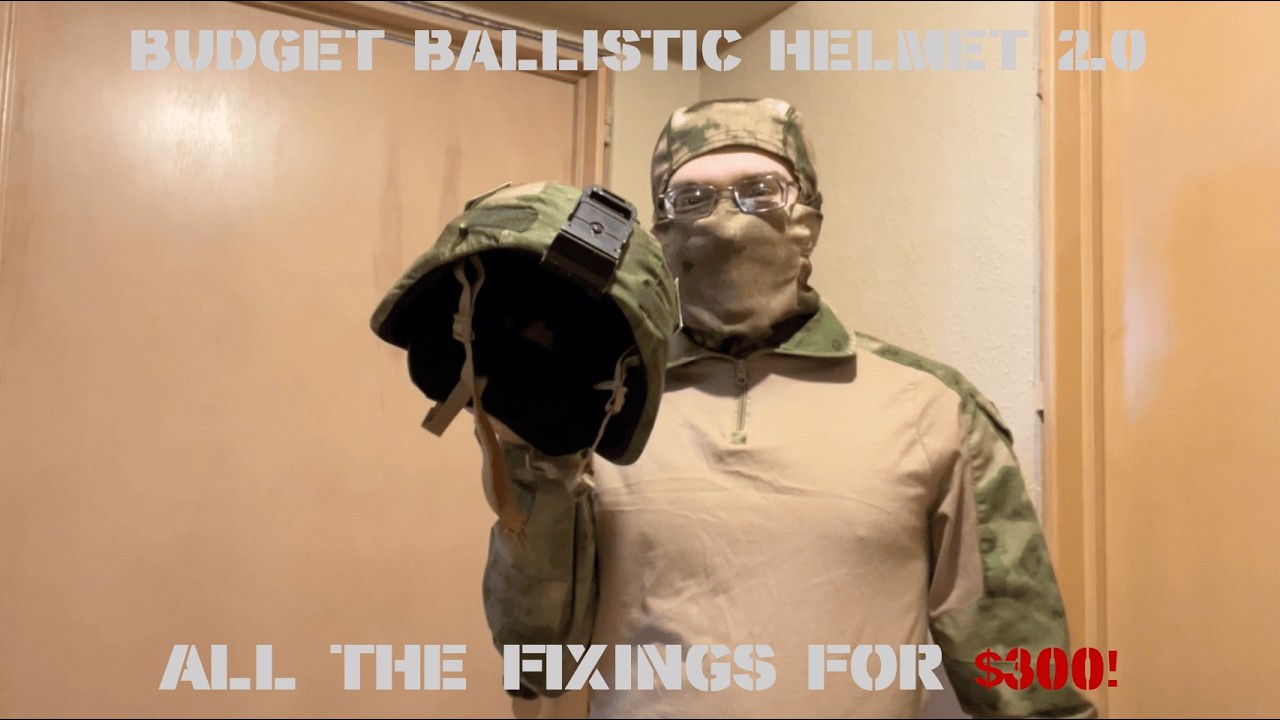 Budget Ballistic Helmet 2.0 - $300 MICH with All the Bells and Whistles!