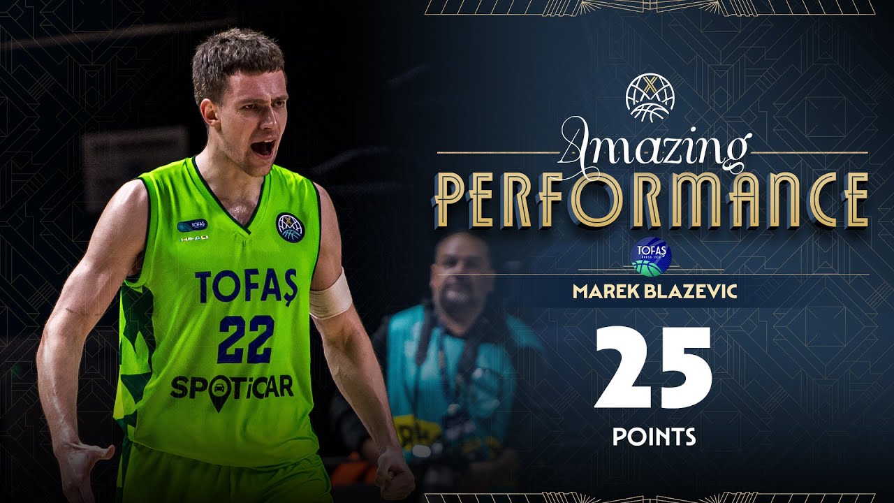 Marek Blazevic (25 PTS) | Player Highlights | TOF v HERZ | #BasketballCL 2025-26
