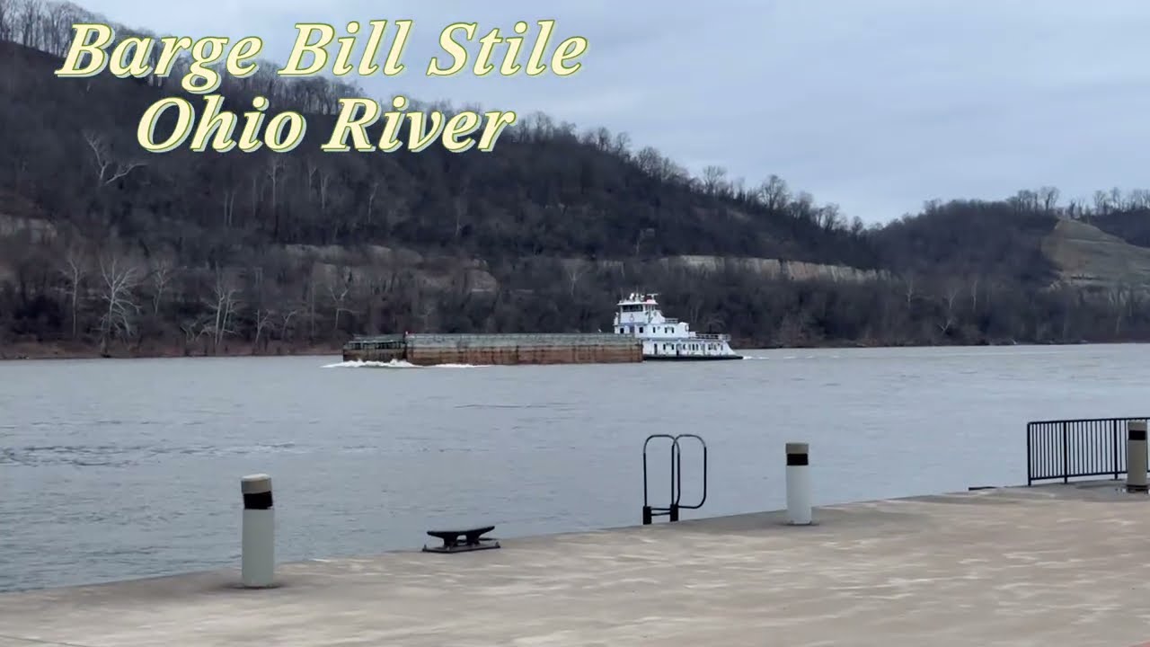 Barge on the Ohio River.