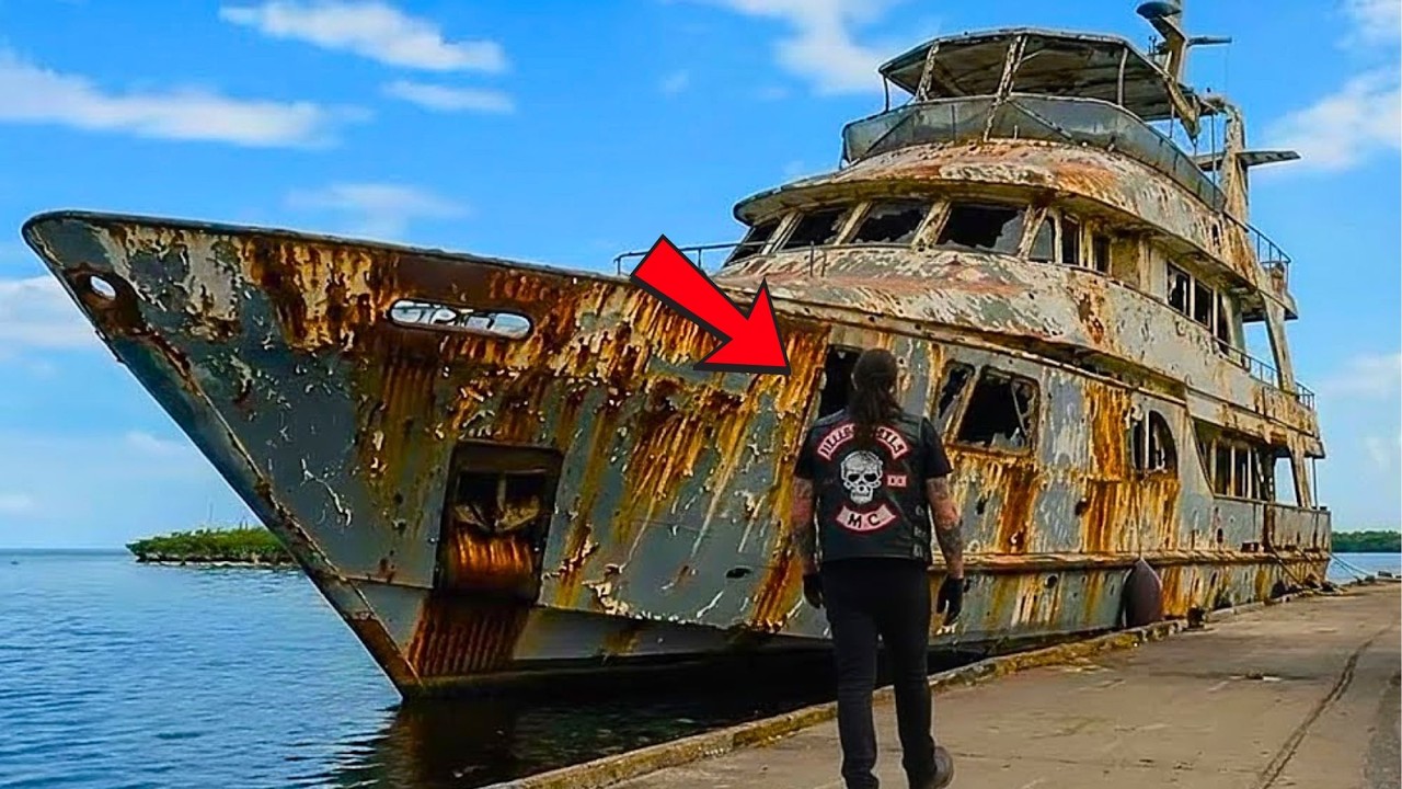 A Hells Angels Buys Abandoned Mafia Yacht For $200—What He Finds Hidden Inside Shocked Everyone