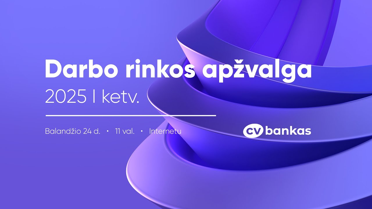 DARBO RINKOS APŽVALGA | 2025 I ketvirtis