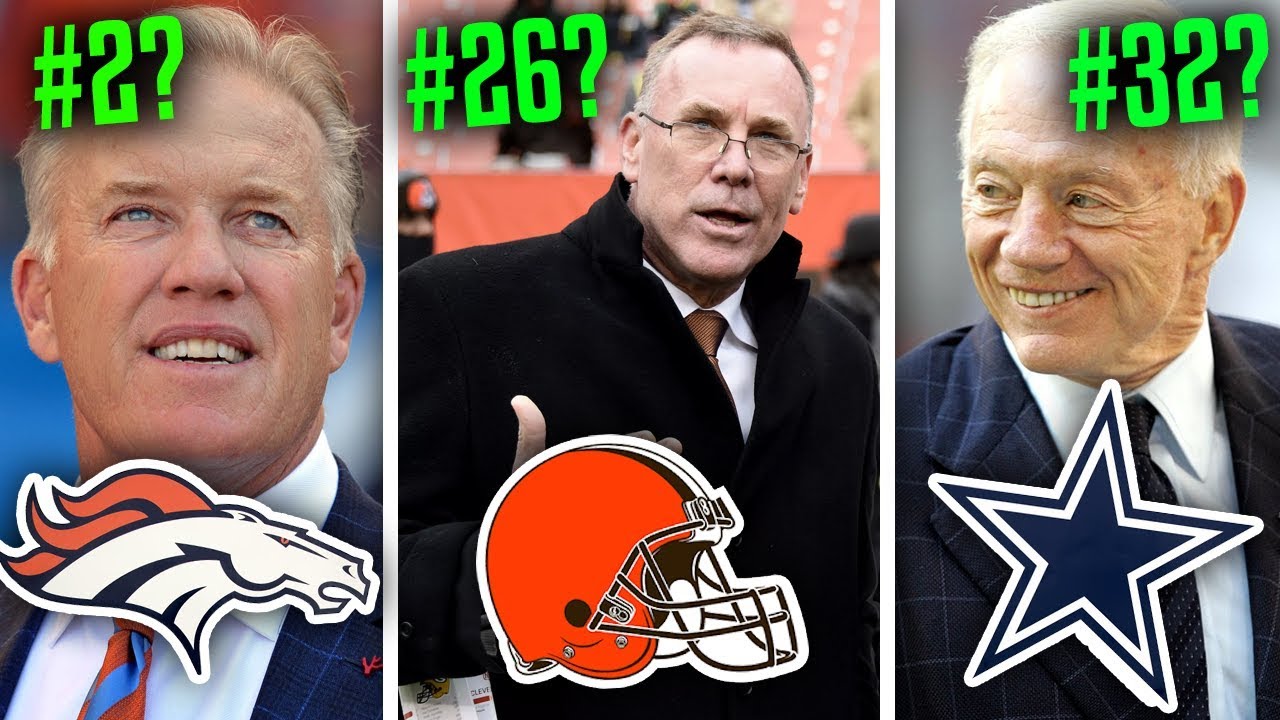 Ranking all 32 NFL GMs of 2019 from WORST to FIRST