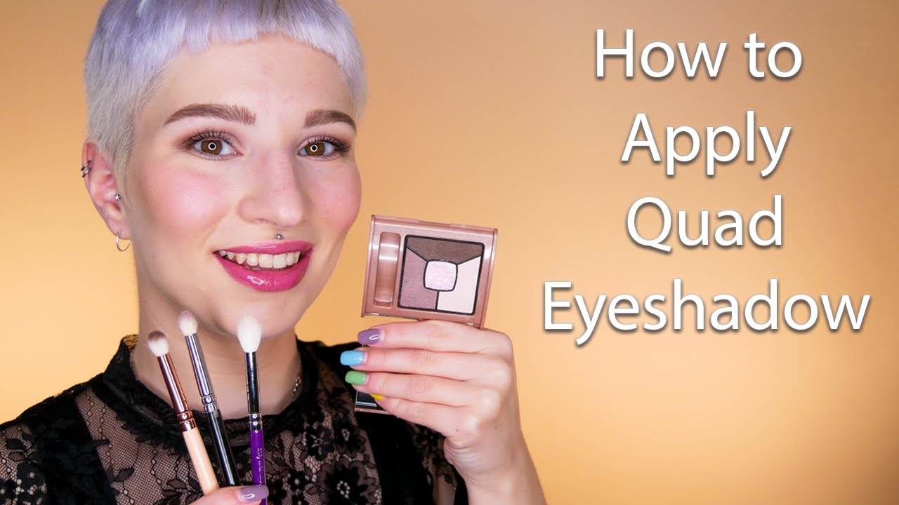How to apply Quad Eyeshadow | A Step by Step YouTube Tutorial for Beginners