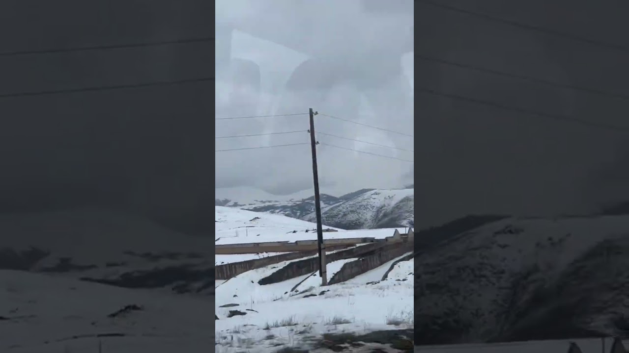 Armenia scenic snow view❄️🥰😊